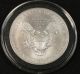 1995 American Silver Eagle Bullion Coin Key Date Choice Gem Bu Nr Silver photo 3