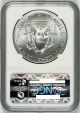 2014 Silver American Eagle $1 Ngc Ms70 Silver Label Silver photo 1