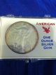 2001 Silver American Eagle One Dollar 1 Troy Ounce.  999 Silver Coin Silver photo 4