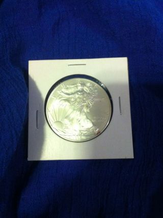 2009 Eagle 1oz Fine Silver - $1 One Dollar Coin In Pkg. photo