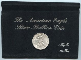 2014 American Eagle Silver Dollar Bullion Coin - 1 Oz Troy - S1s Kq378 photo