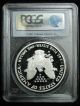 2005 - W Pcgs Proof 69 Dcam Silver Eagle First Strike Silver photo 1