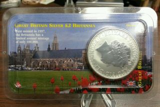 2000 Great Britain £2 1oz 999 Silver photo