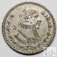 1959 Circulated Mexico Un 1 Peso 10% Silver.  0514 Asw 10 Mexico photo 1