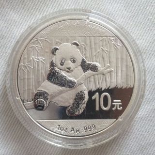 2014 Silver China Panda 1 Oz photo