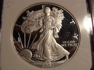 2007 - W Silver Eagle - Ngc Proof 70 photo