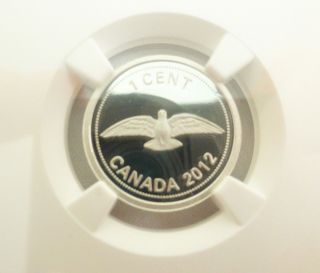 2012 Canada Silver Cent Farewell To The Penny Ngc Pf 69 Ultra Cameo 3772498 - 012 photo
