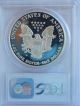 1993 - P $1 American Silver Eagle Pcgs Pr69 Dcam Proof 1 Oz Silver photo 1