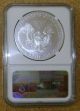 2012 $1 Silver Eagle 1 Oz Fine Silver First Release Flawless Ngc Ms 70 Nors Silver photo 1