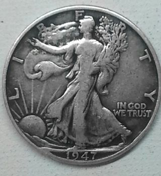 1947 P Walking Liberty Half Dollar photo