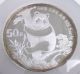 1987 Ngc Pf 68 Ultra Cameo 50 Yuan 5 Troy Oz 999 Silver Panda China Certified Silver photo 2