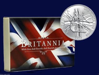2011 Britannia £2 Fine Silver Coin 1 Oz Uncirculated Royal photo