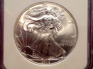 2009 Ngc Ms69 Silver American Eagle Certified One Ounce Gem photo