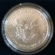 2004 American Eagle One Ounce U.  S.  Silver Dollar,  W/box & Silver photo 1