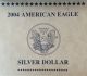2004 American Eagle One Ounce U.  S.  Silver Dollar,  W/box & Silver photo 4