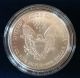 2000 American Eagle One Ounce U.  S.  Silver Dollar,  W/box & Silver photo 3
