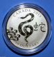 2013 Canada $10 Lunar Year Of The Snake 99.  99 Fine Silver Coin Coins: Canada photo 1