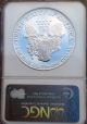 1991 - S $1 Ngc Pf - 70 Ucameo Proof Silver Eagle Rare Contrast Low Population Silver photo 8