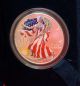 1999 American Eagle Lady Liberty Full Color.  999 Proof Silver Dollar 1oz Coin Commemorative photo 4