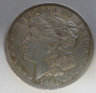 1921 - P Morgan Silver Dollar Coin photo