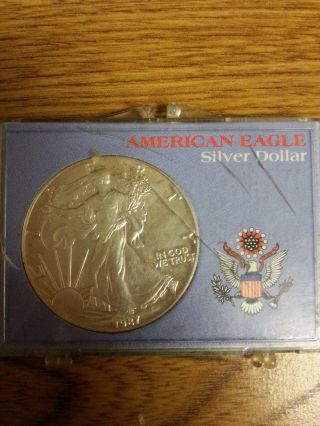 1987 American Eagle Silver Dollar 