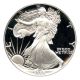1989 - S Silver Eagle $1 Pcgs Proof 69 Dcam American Eagle Silver Dollar Ase Silver photo 2