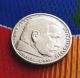 Extra Rare 1936 A Ww2 5 Mark 90% Silver German Third Reichsmark Coin Germany photo 1