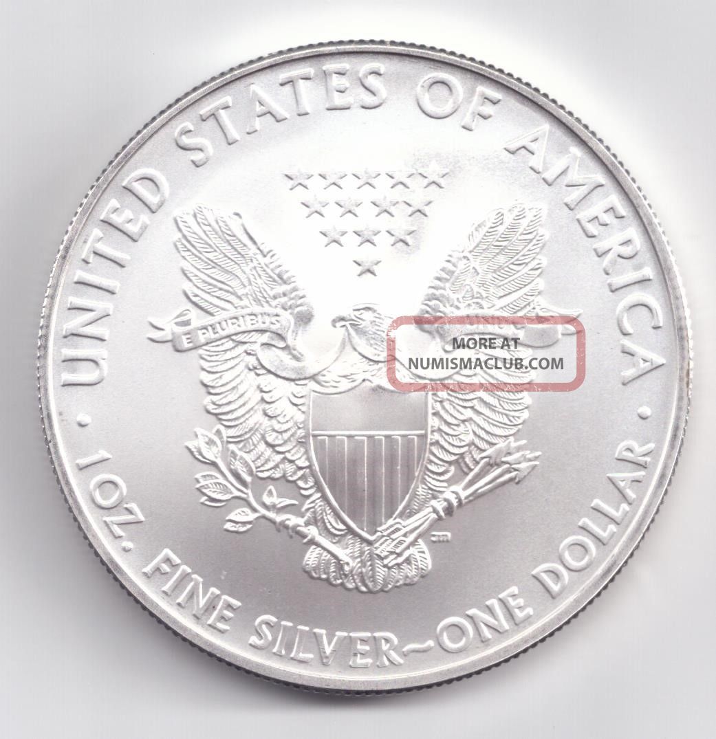 2010 1 Troy Ounce American Silver Eagle 1 Troy Oz. . 999 Silver