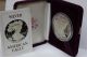 1986 S Silver Eagle Proof Air Tight In Ogp/box.  Velvet Silver photo 1