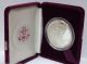 1986 S Silver Eagle Proof Air Tight In Ogp/box.  Velvet Silver photo 2