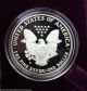 1986 S Silver Eagle Proof Air Tight In Ogp/box.  Velvet Silver photo 3