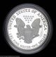 1986 S Silver Eagle Proof Air Tight In Ogp/box.  Velvet Silver photo 4