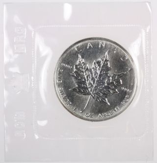 1989 Canada $5 Silver Maple Leaf - - photo