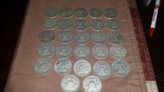 Franklin Half Dollar (90%) Silver Old Coinage. . .  History In Your Hands photo