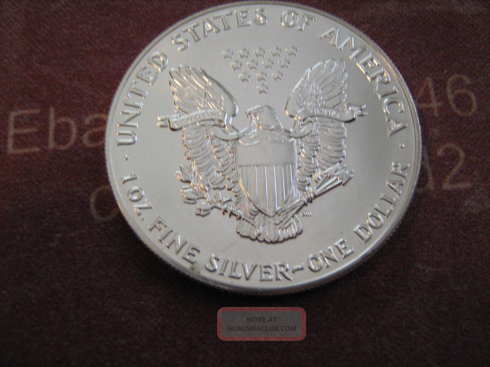 1987 Bu American Eagle Silver Dollar Coin 1987-bu-american-eagle-silver-dollar-coin