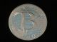 $$$ $$$ 1 Troy Oz.  999 Pure Solid Silver 0.  25 Btc Bitcoin Medallion 