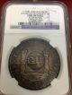 1758 Jamaica 6s/8p Lg Gr C/s On Mexico 8r Ngc Fine Details Scratches 1755mo Mm Silver photo 4