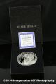 One (1) 2014 Silver Shied Freedom Girl 5 Oz Proof Medallion.  999 Silver Silver photo 2