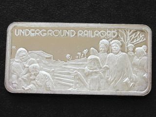 Underground Railroad Silver Art Bar Serial 7571 Hamilton C8356 photo