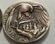 Sterling Silver Bald Eagle And Fisher Longines Symphonette Medal/coin Silver photo 1