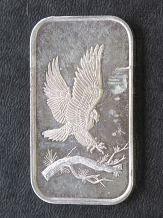 American Eagle Silver Art Bar Silver Towne A6423 photo