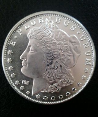 Morgan Dollar  1 Troy Oz Fine Silver From photo
