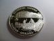 . 999 Silver Round Three Affiliated Tribes Indian Tribal Series Franklin Silver photo 1