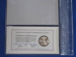 1971 John Sloan Sterling Silver First Day Cover B0002 photo