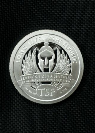 2013 Sentinel Ant Coin - Survival Pod Cast -.  999 Silver Proof Strike Round photo