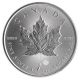 2014 Silver Canadian Maple Leaf - I Ounce Of Pure Silver (99.  99) - 