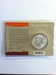 2001 1oz.  999 Pure Silver $1 Kangaroo Frosted Uncirculated Carded Coin Silver photo 1
