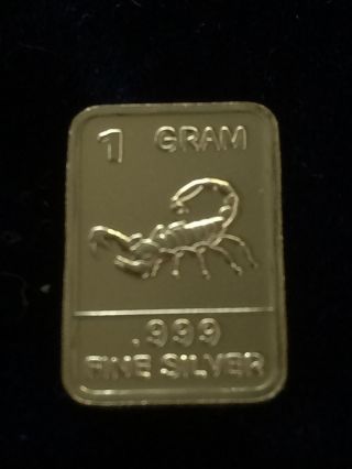1 Gram Silver Bar 
