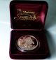 Disney Snow White Sleepy 50th Anniversary 1 Oz.  999 Fine Silver Coin Round Case Silver photo 2