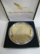 . 999 Pure Silver 4oz Liberty Giant Quarter - Pound Golden Proof Year 2000 Silver photo 2